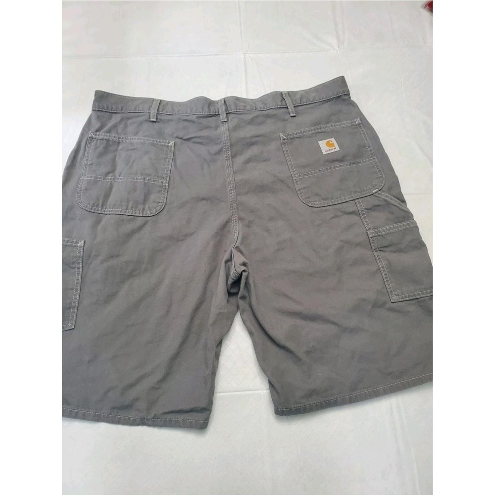 Carhartt Shorts Mens 42 Gray Cotton Work Carpenter Utility Dungaree B278 CHR - Picture 8 of 8